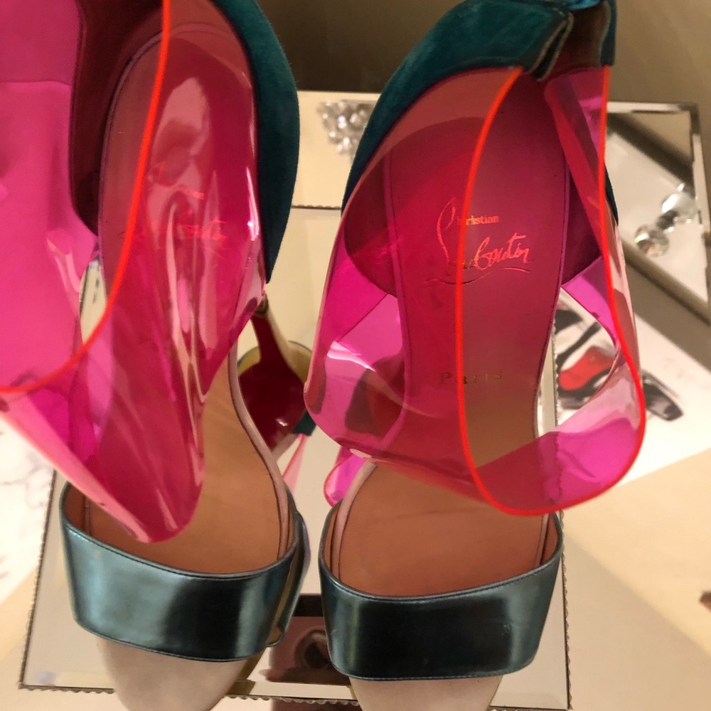 Christian Louboutin Multicolored Sandals Size 38 - Picture 8 of 8